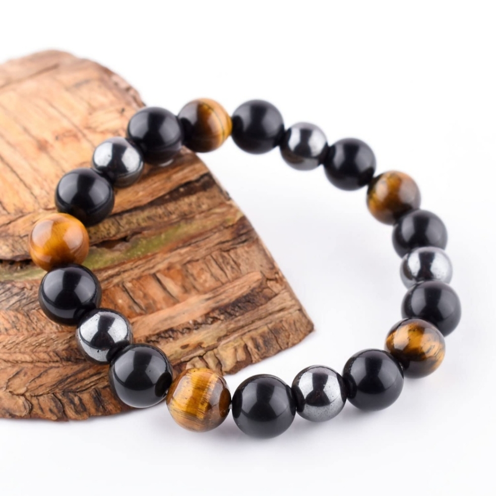 Triple Protection Bracelet - For Protection - Bring Luck And Prosperity, Unisex
